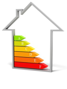 enerji kavramı ile ev simgesi