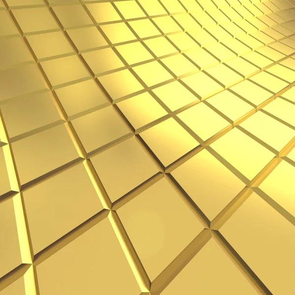 Gold Fliesen Hintergrund — Stockfoto