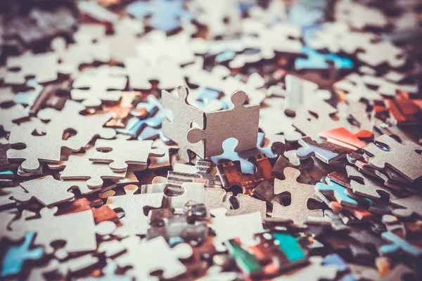 Pieces of a puzzle — Stock Photo, Image
