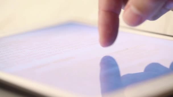 Doigt tactile tablette écran tactile 