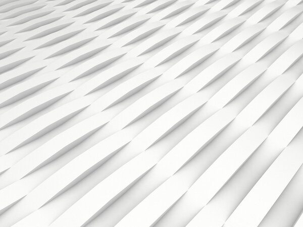Background of white 3d abstract waves. render