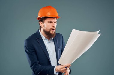 İşadamı planları mühendis, profesyonel kullanım kılavuzu.