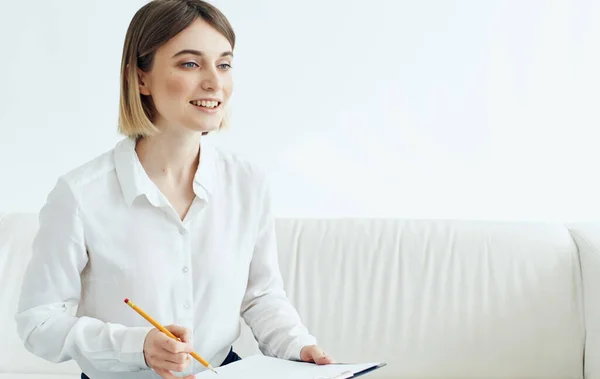 Einstellung von Vorstellungsgesprächen Kommunikationsexperten Büro Arbeitskollegen — Stockfoto