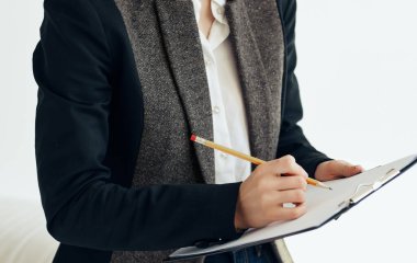 business woman döküman ofis finans müdürü iş