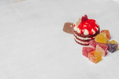 tatlı kekler marmelat gurme nesne yakın çekim aperatif