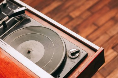Plak teknolojisi müzik eğlence retro gramofon stüdyosu
