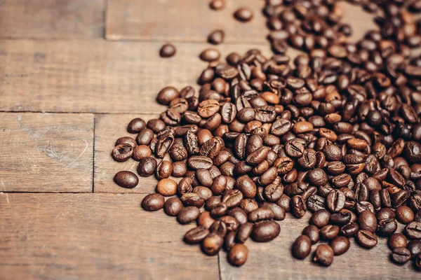 Kávová zrna ranní nápoj příprava aromatické vůně — Stock fotografie