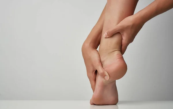 Trauma bandagierte Füße Gesundheit Probleme Medizin Behandlung — Stockfoto