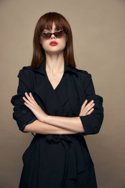 Zarif Kadın Yasak eller parlak makyaj gözlüğü 