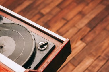 Plak teknolojisi müzik eğlence retro gramofon stüdyosu