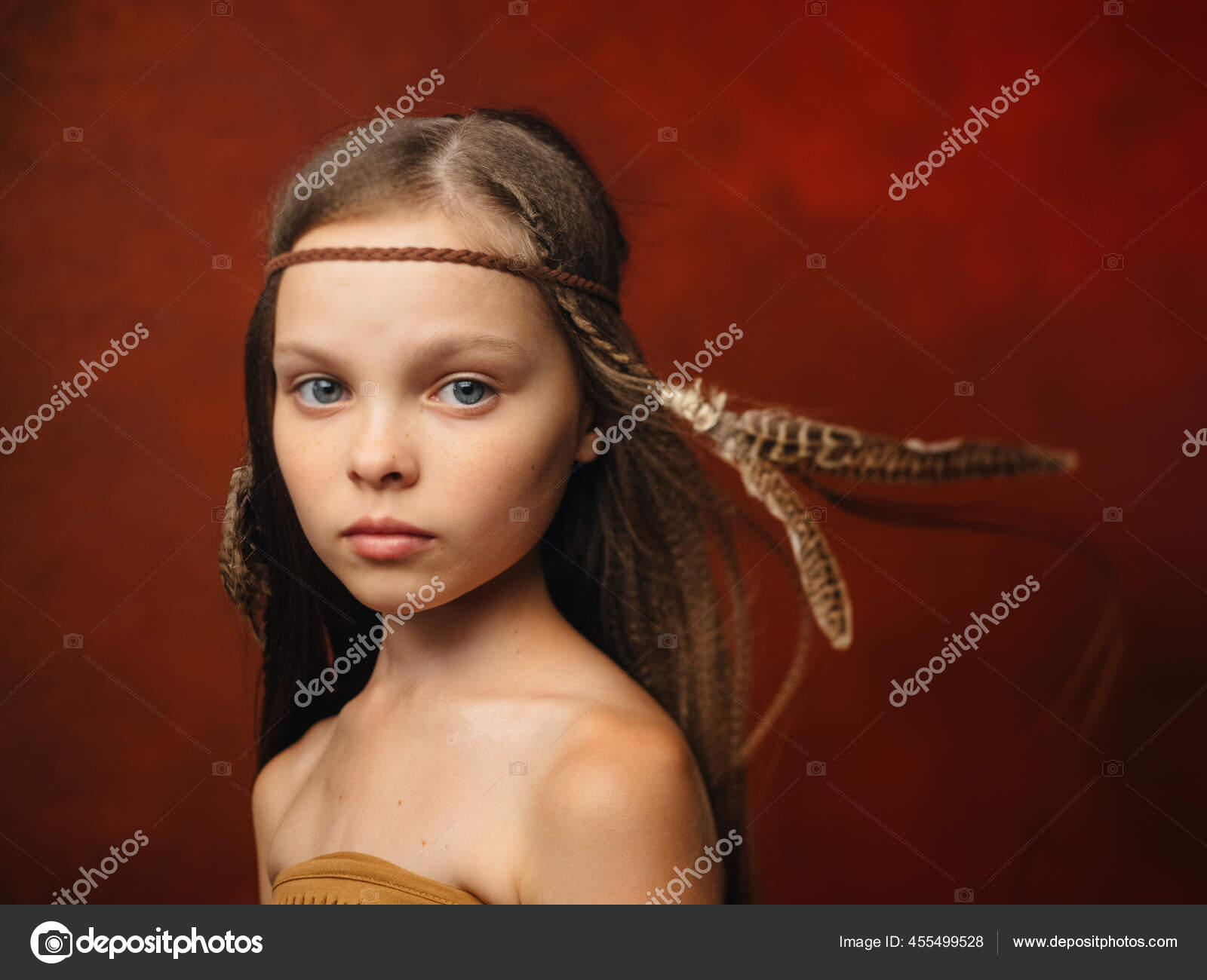 Premium Photo | Photo of cute little indian messy haired child girl happy  pose