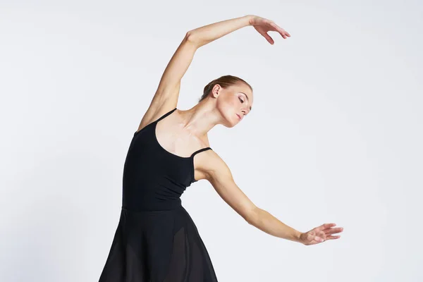 Bailarina pés dança desempenho flexibilidade elegante — Fotografia de Stock