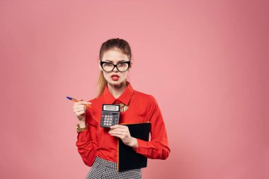 İş kadını resmi takım elbise zarif yönetici subayı