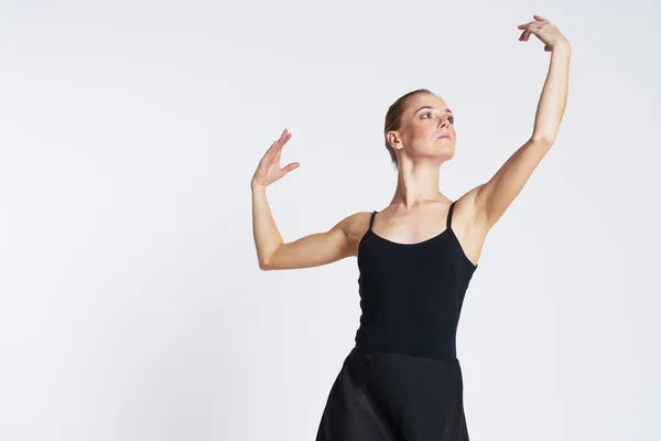 Ballerina piedi danza performance flessibilità elegante — Foto Stock