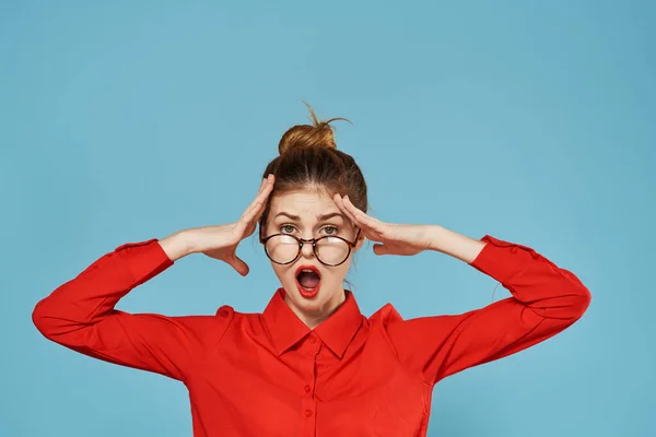 Mulher Negócios Está Confusa Foto Alta Qualidade — Fotografia de Stock