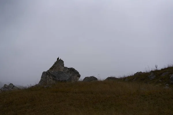Paysage rocheux conditions météorologiques automne pierres hautes Voyage — Photo
