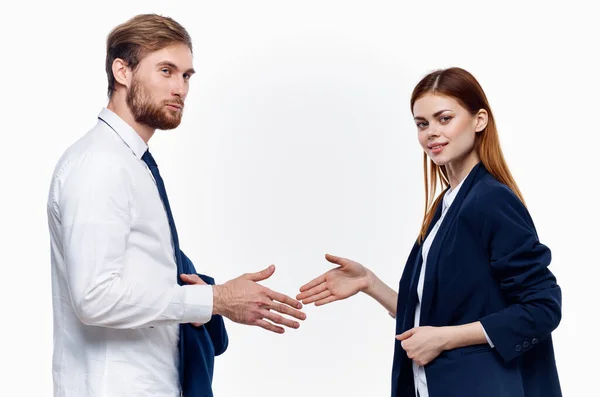 Colegas de trabalho gerente de finanças estilo de vida comunicação — Fotografia de Stock