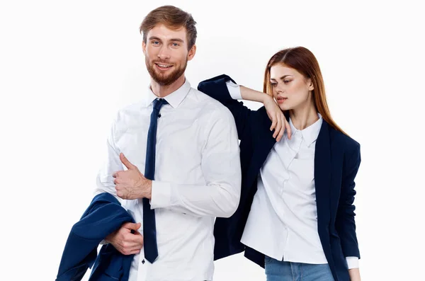 Kaufmännische Kollegen Unternehmer Finanzbüro-Profis beleuchten Hintergrund — Stockfoto