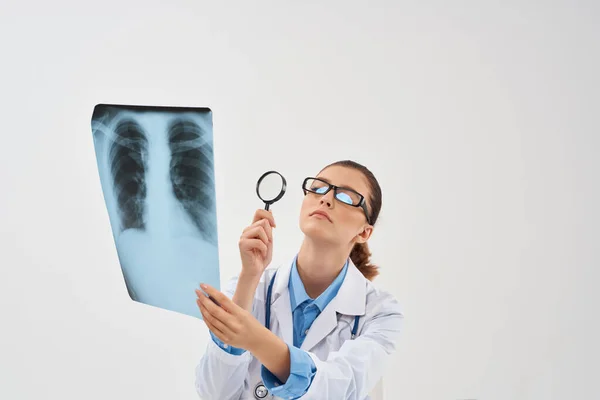 Medycyna kobiet rentgenowskie badania zdrowia — Zdjęcie stockowe