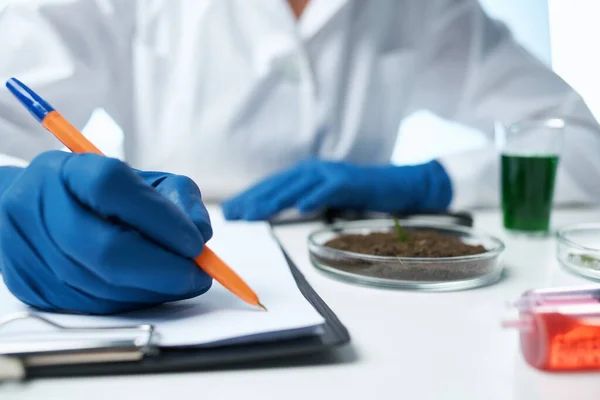 stock image laboratory biology soil research science