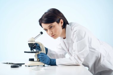 mikroskop araştırması biyoteknoloji tıp bilimi