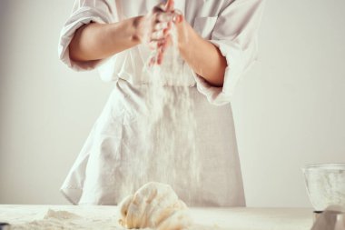 hamur unu yoğurma pişirme pişirme mutfağı