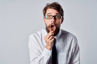 İş adamı Kripto Para Birimi Bitcoin Duyguları İnternet parası