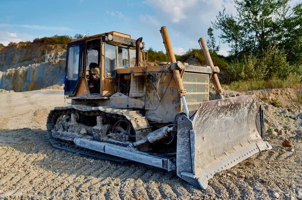 excavator work industry construction geology