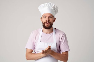 Şef Üniformalı Mutfak Restoranı Profesyonelleri