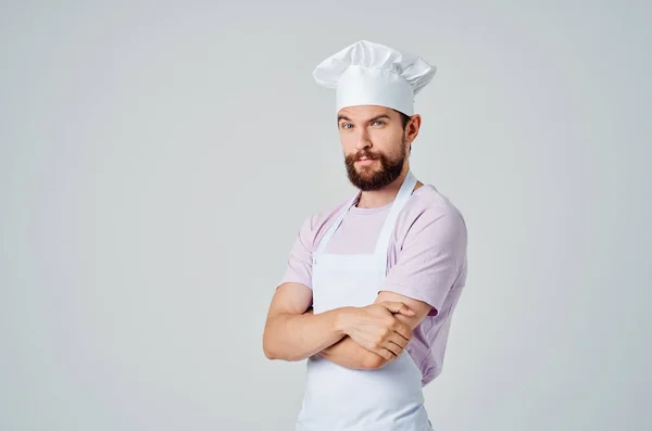 Cuoco Professionista Uniforme Foto Alta Qualità — Foto Stock