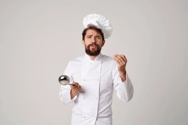 Chef Che Degustano Cibo Nel Ristorante Foto Alta Qualità — Foto Stock