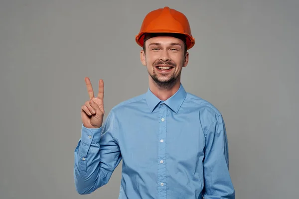 Construtores masculinos Trabalho Profissional Profissão — Fotografia de Stock