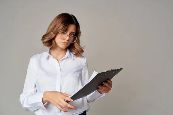 Impresa donna lavoro manager studio esecutivo — Foto Stock