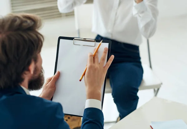 Donna paziente psicologo visita terapia medicina trattamento dello stress — Foto Stock