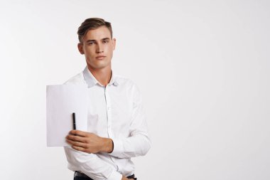 İş adamı gömleği yöneticisi özgüven profesyonelleri