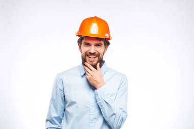 Erkek mühendis, profesyonel işçi, stüdyo el hareketi.