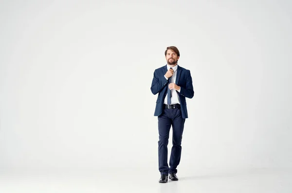 The man in a suit manager Professional office Studio — Stock Photo, Image