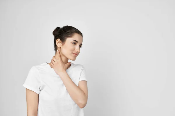 Emotionele ongelukkige vrouw grote problemen behandeling — Stockfoto