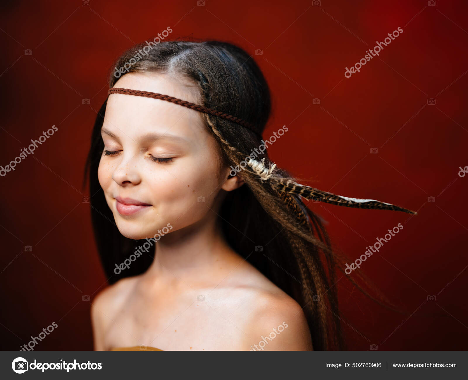 Portrait Of An Indian Small Girl High-Res Stock Photo - Getty Images