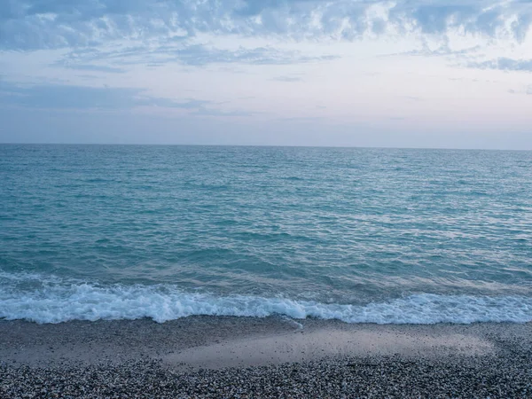 Океан волны пляж пейзаж вид сверху путешествия — стоковое фото
