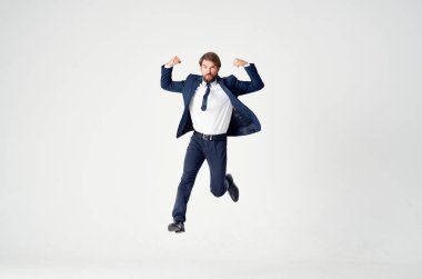 iş adamları hareketi Işık arkaplanı atla