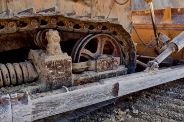 buldozer çalışma makinesi kazıcı şantiyesi