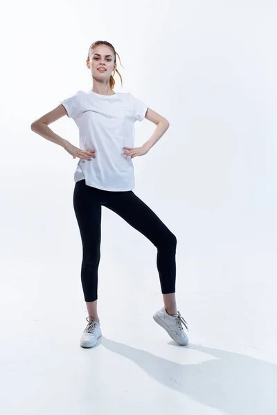 Atlético mujer entrenamiento activo estilo de vida energía —  Fotos de Stock