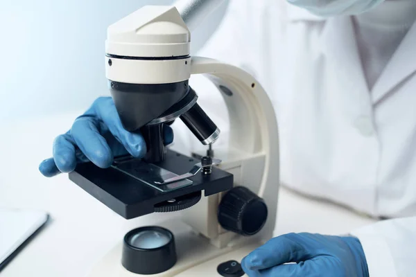 microscope laboratory research diagnostics microbiology