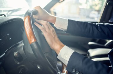 İş adamları resmi yolcu yolu zengini