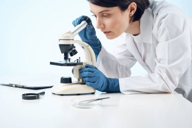 mikroskop araştırması biyoteknoloji tıp bilimi