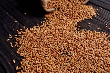 Mısır gevreğini mutfak ürünlerinin üzerine yakın plan koy.