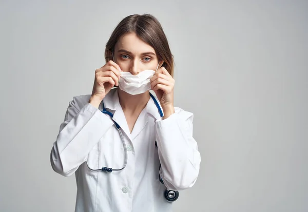 Infermiera in uniforme medica assistenza sanitaria Professionista — Foto Stock