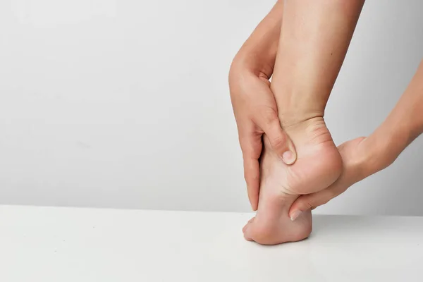 Fußverletzung Gesundheit Medizin schließen Gesundheitsprobleme — Stockfoto