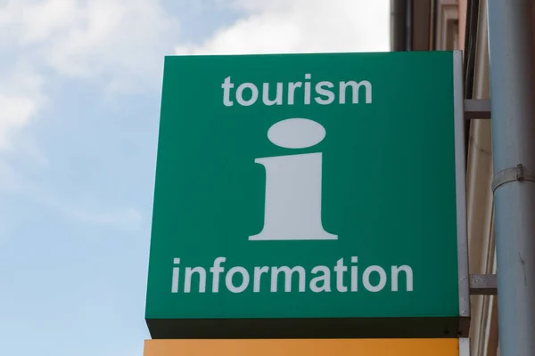 Turistinformationsskylt — Stockfoto